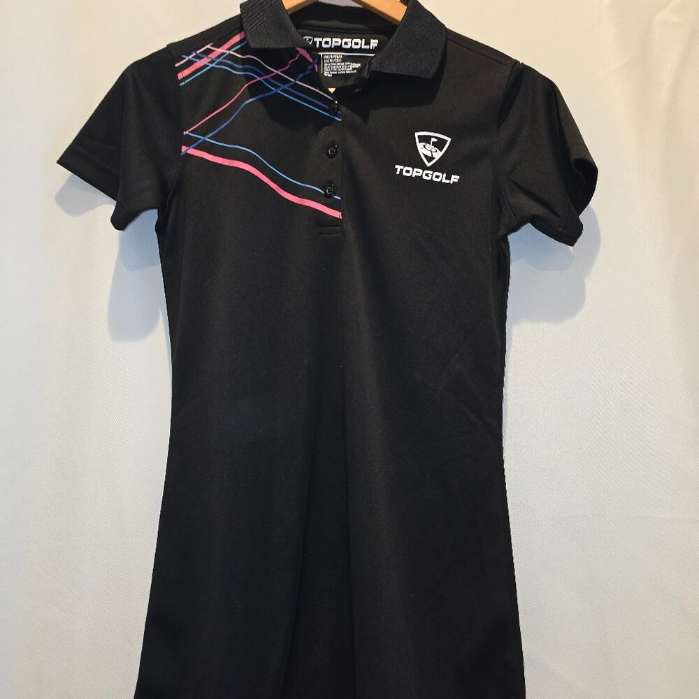 Top Golf Women's Black Golf Polo, Size Small, New in Package